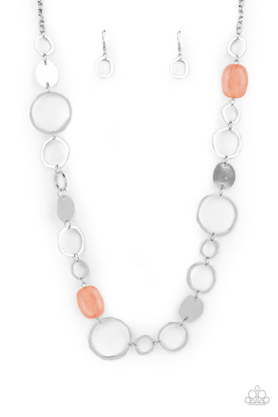 Paparazzi Colorful Combo - Orange Necklace