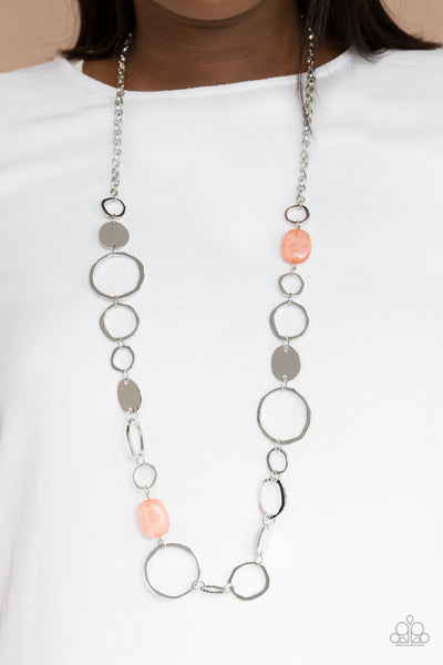 Paparazzi Colorful Combo - Orange Necklace