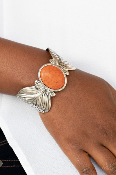 Paparazzi Born to Soar - Orange Bracelet