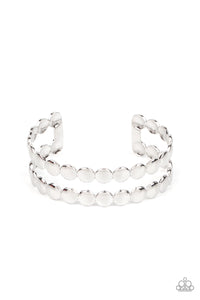 Paparazzi On The Spot Shimmer - Silver Bracelet