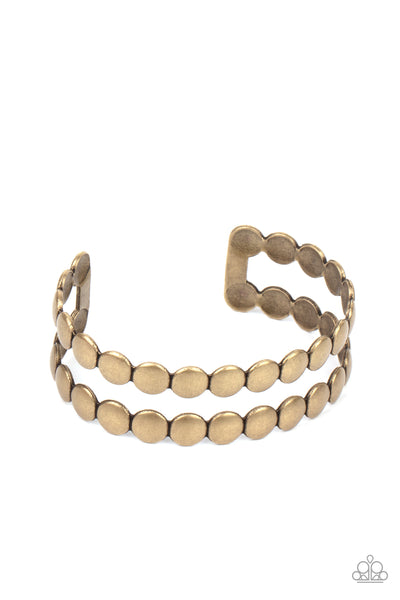 Paparazzi On The Spot Shimmer - Brass Bracelet