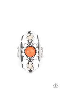 Paparazzi Badlands Garden - Orange Ring