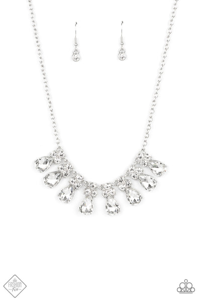 Paparazzi Sparkly Ever After - White Necklace