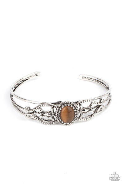 Paparazzi Wait and SEER - Brown Bracelet