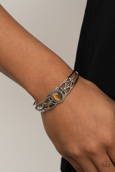 Paparazzi Wait and SEER - Brown Bracelet
