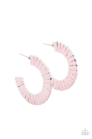 Paparazzi A Chance of RAINBOWS - Pink Earrings