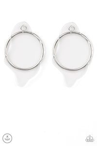 Paparazzi Clear The Way! - White Earrings