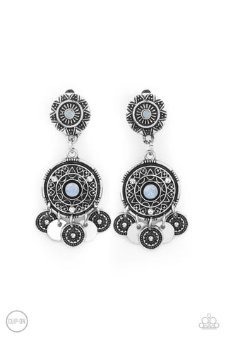 Paparazzi A DREAMCATCHER Come True - Blue Earrings