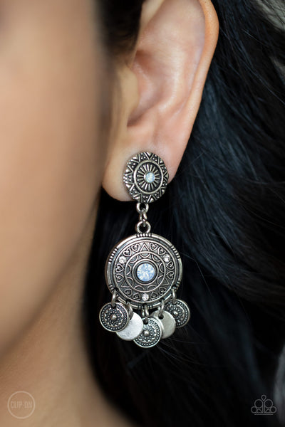Paparazzi A DREAMCATCHER Come True - Blue Earrings