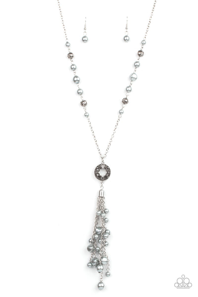 Paparazzi Tasseled Treasure - Silver Necklace