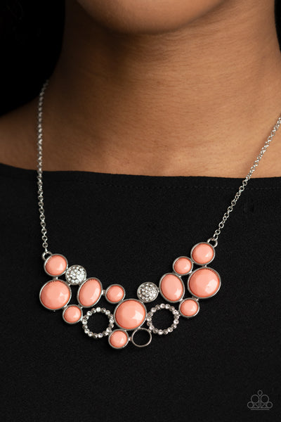Paparazzi Extra Eloquent - Orange Necklace
