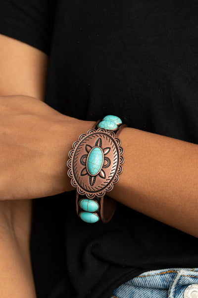 Paparazzi Canyon Heirloom - Copper Bracelet