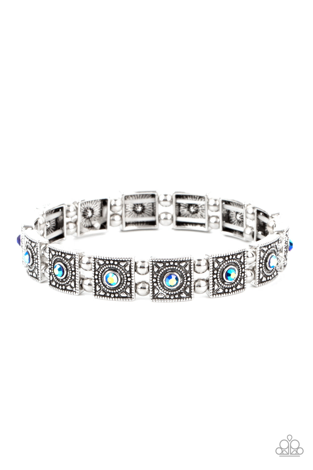 Paparazzi Cosmic Conquest - Blue Bracelet