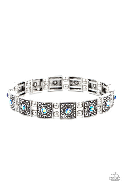 Paparazzi Cosmic Conquest - Blue Bracelet