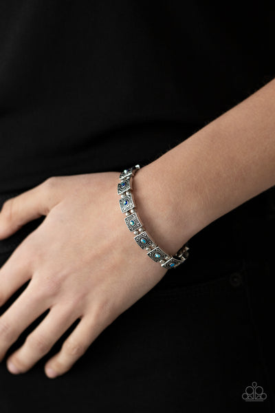 Paparazzi Cosmic Conquest - Blue Bracelet