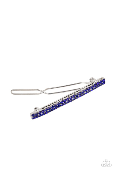 Paparazzi Thats GLOW-biz - Blue Hair Clip