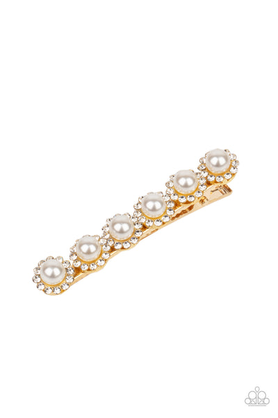 Paparazzi Polished Posh - Gold Hair Clip