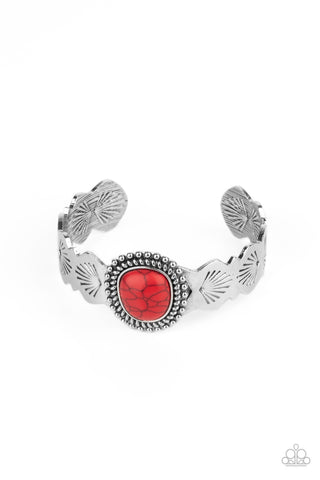 Paparazzi Oceanic Oracle - Red Bracelet