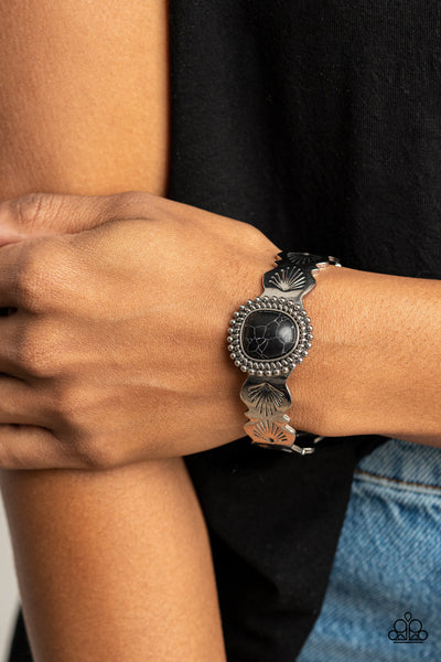 Paparazzi Oceanic Oracle - Black Bracelet