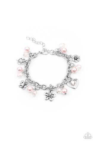 Paparazzi Retreat into Romance - Pink Bracelet