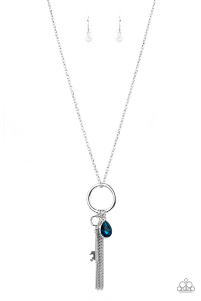 Paparazzi Unlock Your Sparkle - Blue Necklace