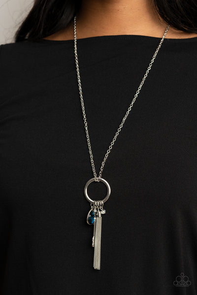 Paparazzi Unlock Your Sparkle - Blue Necklace