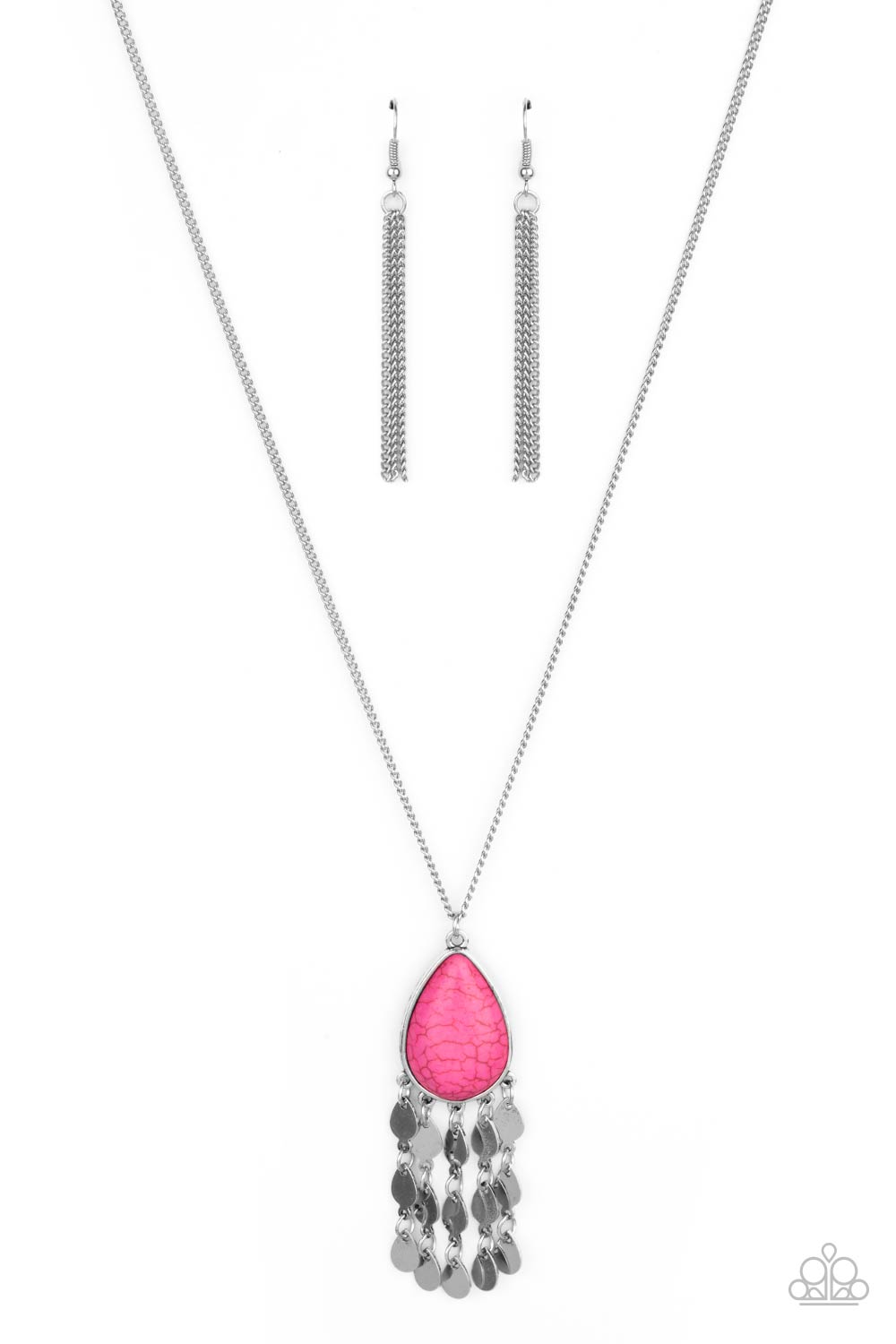 Paparazzi Musically Mojave - Pink Necklace