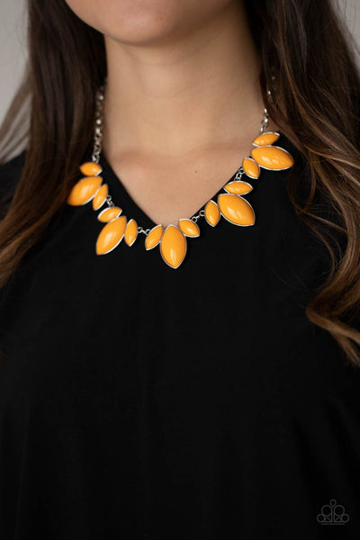 Paparazzi Viva La Vacation - Orange Necklace
