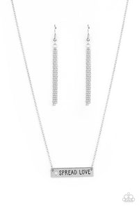 Paparazzi Spread Love - Silver Necklace