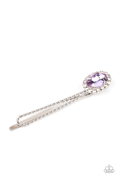 Paparazzi Gala Glitz - Purple Hair Clip