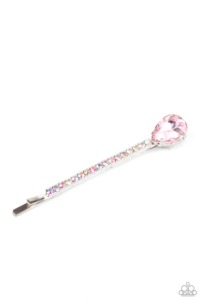 Paparazzi Princess Precision - Pink Hair Clip