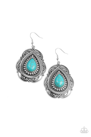 Paparazzi Southwestern Soul - Blue Earrings