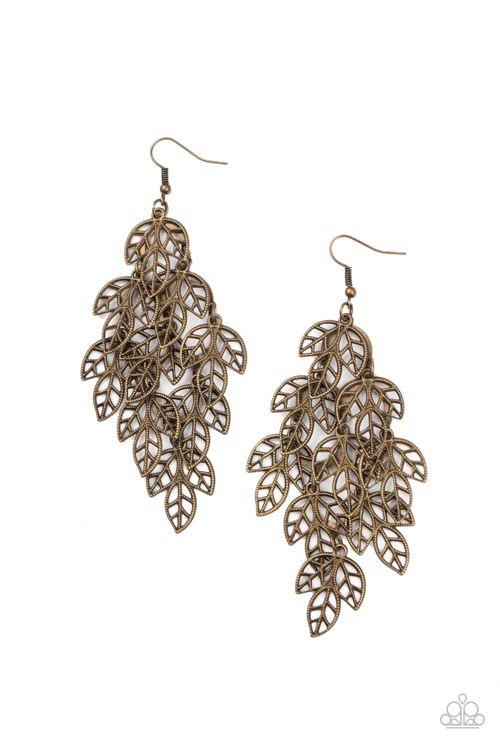 Paparazzi The Shakedown - Brass Earrings