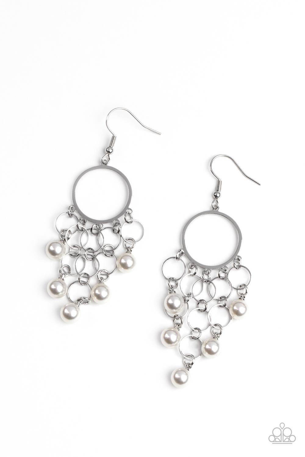 Paparazzi When Life Gives You Pearls - White Earrings