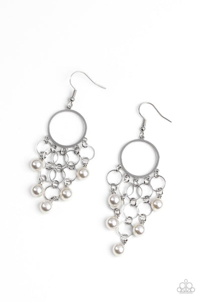 Paparazzi When Life Gives You Pearls - White Earrings