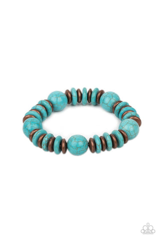 Paparazzi Rustic Rival - Copper Bracelet