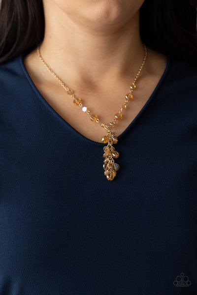 Paparazzi Cosmic Charisma - Gold Necklace
