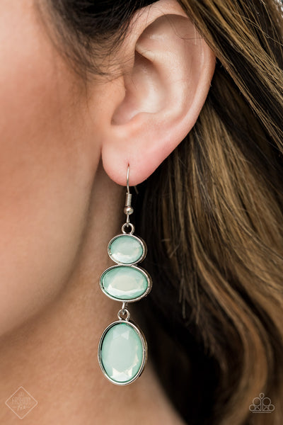Paparazzi Tiers Of Tranquility - Blue Earrings