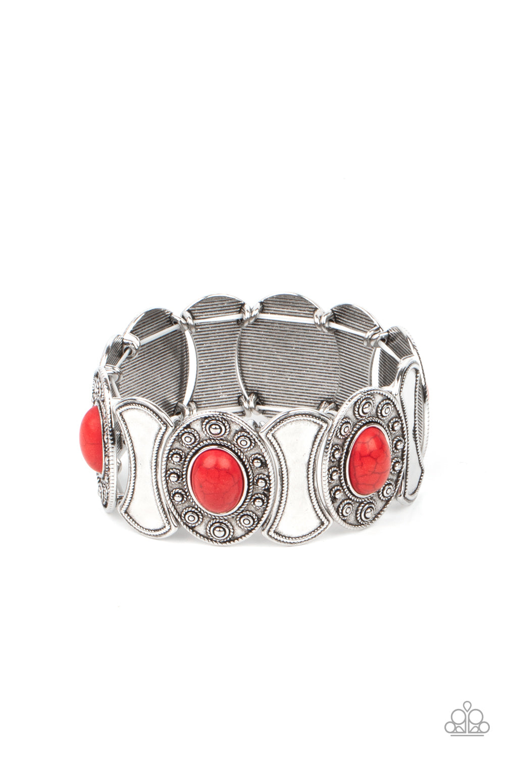 Paparazzi Desert Relic - Red Bracelet