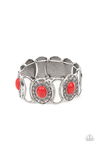 Paparazzi Desert Relic - Red Bracelet