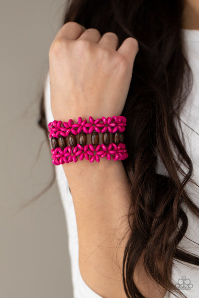 Paparazzi Bali Beach Retreat - Pink Bracelet