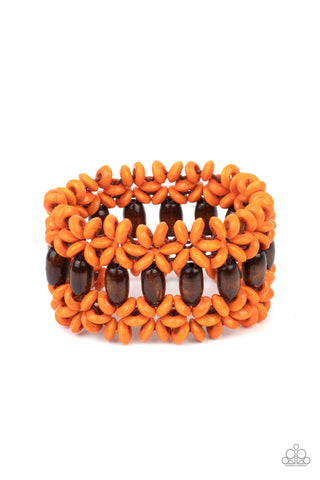 Paparazzi Bali Beach Retreat - Orange Bracelet