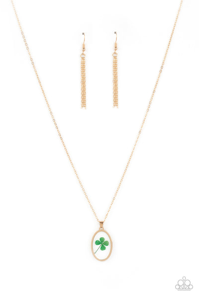 Paparazzi Make Your Own Luck - Gold Necklace