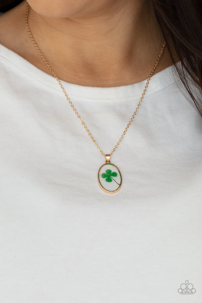 Paparazzi Make Your Own Luck - Gold Necklace