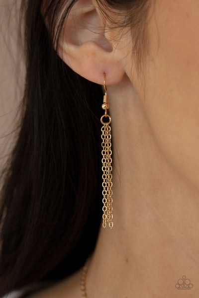 Paparazzi Make Your Own Luck - Gold Necklace