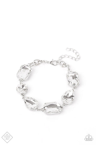 Paparazzi Cosmic Treasure Chest - White Bracelet