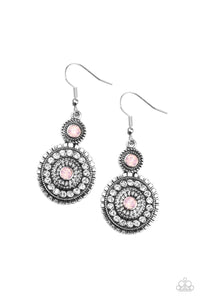 Paparazzi Opulent Outreach - Pink Earrings