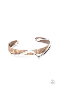 Paparazzi  Craveable Curves - Brown Bracelet