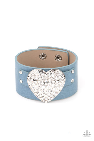 Paparazzi Flauntable Flirt - Blue Bracelet