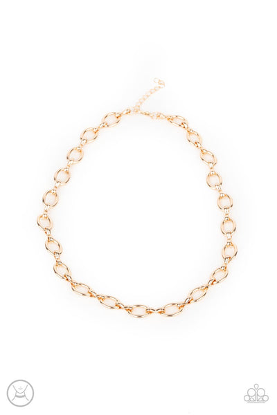 Paparazzi Craveable Couture - Gold Necklace